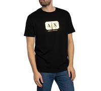 Armani Exchange Pour des hommes T-shirt graphique de logo, Noir