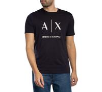 ARMANI EXCHANGE T-Shirt marine / blanc, Taille XL