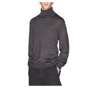 Armani Exchange - Pull Col Roulé en Mélange de Laine - Homme - Pulls - Gris - Taille: L