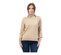 Armani Exchange - Pull doré à fil métallique - Femme - Pulls - Jaune - Taille: 36 FR