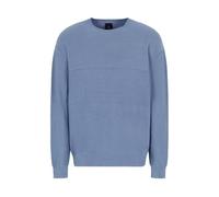 Armani Exchange Pull en Coton Comber avec Rayures Horizontales Sweater, Gris, S Homme