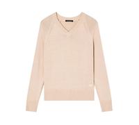 Armani Exchange - Pull encolure en V - Femme - Pulls - Beige - Taille: 40 FR