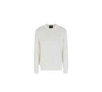 Armani Exchange - Pull Ras du Cou en Mélange de Coton - Homme - Pulls - Beige - Taille: XL