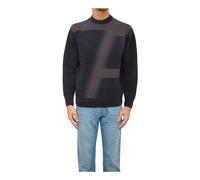 Armani Exchange - Pullover en maille col rond - Homme - Pulls - Bleu - Taille: XL