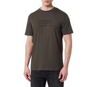 Armani Exchange Rectangular Box Logo T-Shirt, Encre Noire, M Hommes