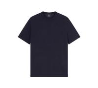 Armani Exchange - Ribbed Cotton Tricot Top - Homme - Tops - Bleu - Taille: M