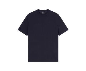 Armani Exchange - Ribbed Cotton Tricot Top - Homme - Tops - Bleu - Taille: S