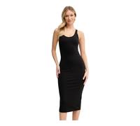Armani Exchange - Robe Mi-longue côtelée - Femme - Robes - Noir - Taille: 38 FR