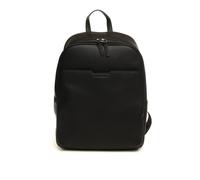Armani Exchange Sac à dos Alex – logo embossé, double zip argenté, noir, taille unique