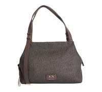 Armani Exchange - Sac bandoulière structuré - Femme - Sacs - Brun - Taille: ONE Size
