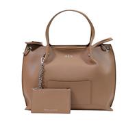 Armani Exchange - Sac cabas en tissu texturé avec chaîne - Femme - Sacs - Beige - Taille: ONE Size