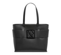 Armani Exchange Sac shopper Susy 30 cm synthétique logo carré noir