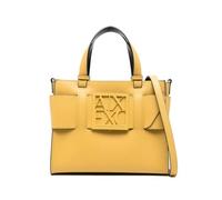Armani Exchange Sac fourre-tout moyen bambou jaune, jaune
