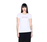 Armani Exchange Salin de Giraud, Gold Logo Lettering T-Shirt Femme