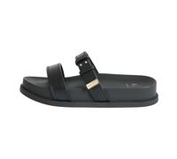 Armani Exchange - Sandales à deux brides avec boucle - Femme - Chaussures - Noir - Taille: 39 EU