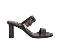 Armani Exchange - Sandales à talons avec deux brides - Femme - Chaussures - Brun - Taille: 39 EU