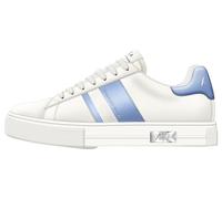 Armani Exchange Semelle Mina Cup pour Femme, Dos avec Logo en métal sur Le côté, Blanc cassé, 39.5 EU