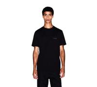 Armani Exchange T-shirt Xm001281_af10361 à manches courtes homme Logo Milano-New York Noir S