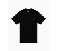 Armani Exchange Short Sleeve Side Milano-New York Logo Lettering T-Shirt, Noir, XL Hommes