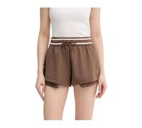 Armani Exchange - Shorts avec profil contrastant - Femme - Shorts - Brun - Taille: 40 FR