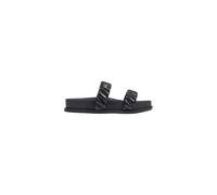 Armani Exchange - Slider matelassé - Femme - Chaussures - Noir - Taille: 36 EU