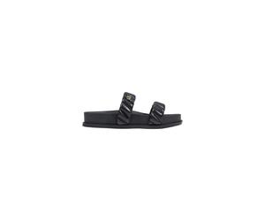 Armani Exchange - Slider matelassé - Femme - Chaussures - Noir - Taille: 37 EU
