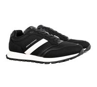 Armani Exchange Sneaker Homme - Cuir Synthétique Micro Suède, Nylon, Mesh Retro