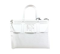 Armani Exchange - Susy Laser Cut Big Tote - Femme - Sacs - Blanc - Taille: ONE Size