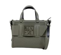 Armani Exchange - Susy Laser Cut Tote M - Femme - Sacs - Vert - Taille: ONE Size