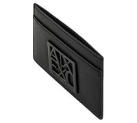 Armani Exchange Susy Leather Credit Card Holder, Accessoire de Voyage-Porte-Cartes pour Femme, Noir, Taille Unique