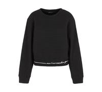 Armani Exchange - Sweat à Capuche Rayé - Femme - Pulls - Noir - Taille: 38 FR