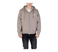 Armani Exchange - SweaT-shirt à Capuche Zippé avec Poches Avant - Homme - Sweatshirts et sweats à capuche - Gris - Taille: XL
