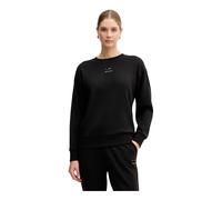 Armani Exchange - SweaT-shirt à col rond brodé du logo - Femme - Sweatshirts et sweats à capuche - Noir - Taille: 40 FR