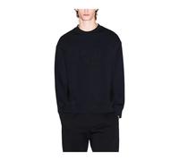 Armani Exchange - SweaT-shirt à col rond imprimé à manches longues - Homme - Sweatshirts et sweats à capuche - Bleu - Taille: L