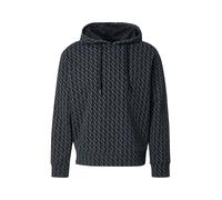 ARMANI EXCHANGE Sweat-shirt gris foncé / noir, Taille L