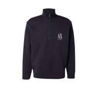 ARMANI EXCHANGE Sweat-shirt marine / blanc, Taille XS