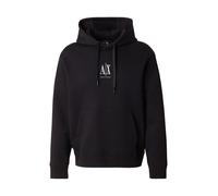 ARMANI EXCHANGE Sweat-shirt noir / blanc, Taille XL