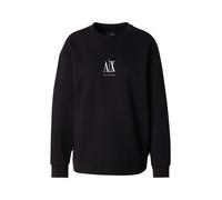 ARMANI EXCHANGE Sweat-shirt noir / blanc, Taille XL