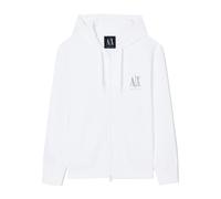 Armani Exchange - SweaT-shirt Zippé - Homme - Sweatshirts et sweats à capuche - Blanc - Taille: L