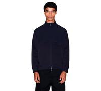 Armani Exchange - Pull Bleu Réversible avec Col Montant - Homme - Sweatshirts et sweats à capuche - Bleu - Taille: M