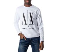ARMANI EXCHANGE Sweatshirt Homme Coton Blanc GR38695 - Taille : XL