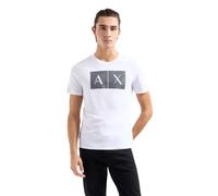 ARMANI EXCHANGE T-Shirt noir / blanc, Taille S