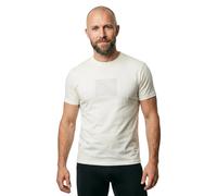 Armani Exchange T-shirt uni à logo 3D imprimé sur le devant, Blanc cassé S Hommes