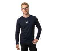 ARMANI EXCHANGE T-Shirt bleu marine / blanc, Taille XS