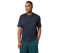 Armani Exchange T-Shirt avec Logo Pocket Text pour Homme, Bleu foncé, L