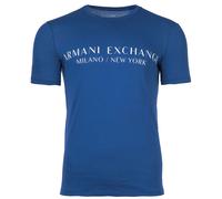 ARMANI EXCHANGE T-Shirt bleu / blanc, Taille M