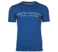 ARMANI EXCHANGE T-Shirt bleu / blanc, Taille XL