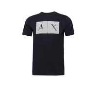 ARMANI EXCHANGE T-Shirt bleu foncé / blanc, Taille XS