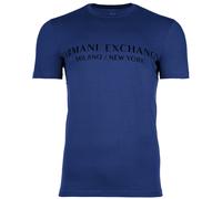 ARMANI EXCHANGE T-Shirt bleu / noir, Taille M