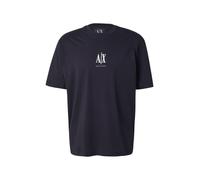 ARMANI EXCHANGE T-Shirt bleu nuit / blanc, Taille XS